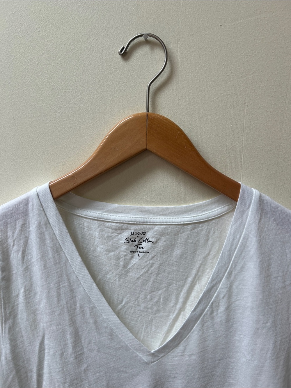 J Crew Slub Cotton Tee